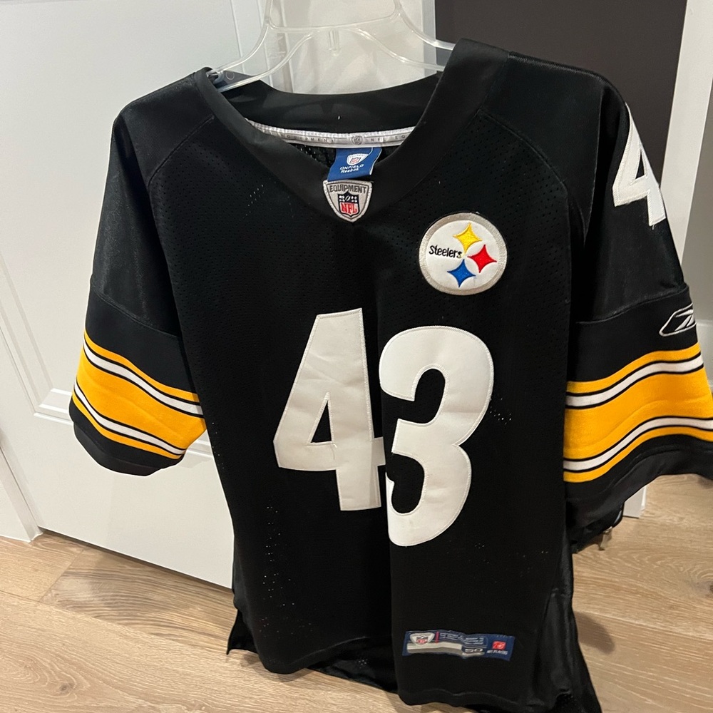 Reebok NFL Black Jersey with Blue Tag